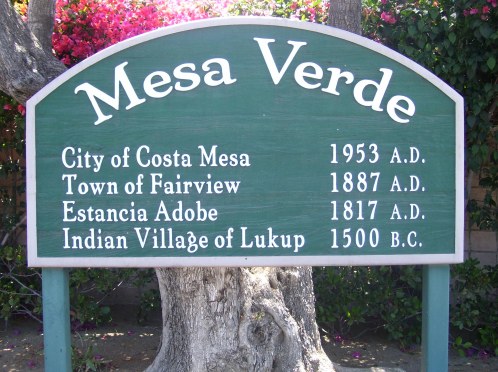 costa mesa sign - large